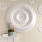 Ekena Millwork Classic Ceiling Medallion (Fits Canopies up to 8 1/4"), 44 1/2"OD x 4"ID x 4 "P, Primed White CM44CL - alternate 5